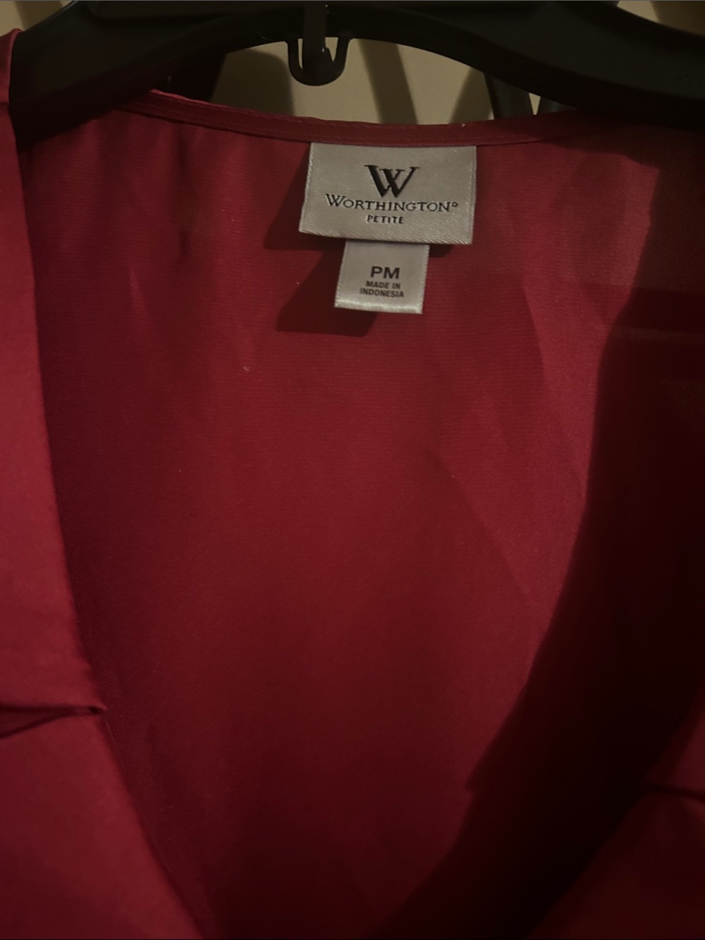 W by Worth Ruffle Front Cap Sleeve Blouse in Raspberry - Picture 2 of 6